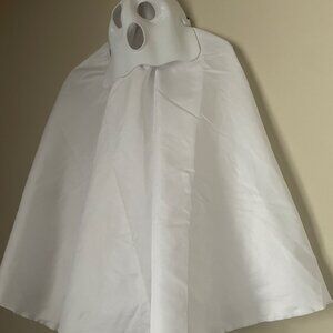 Ghost Costume with Plastic Mask